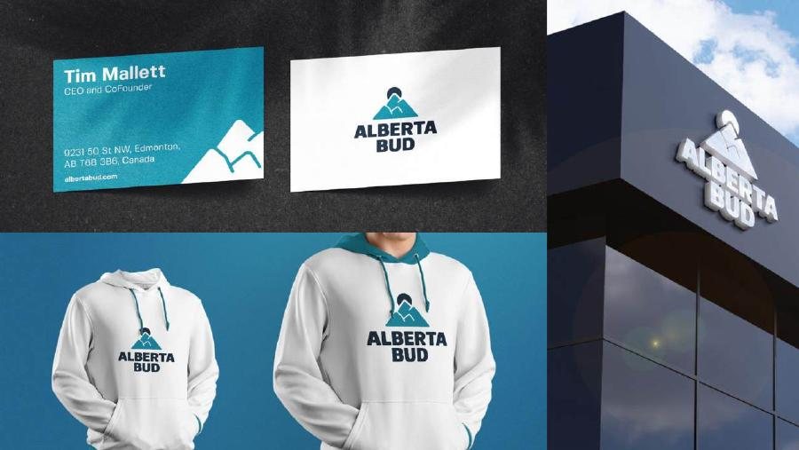 Alberta Bud identity and brand applications