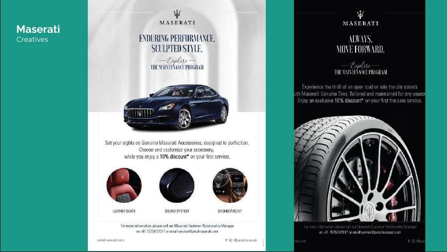 Maserati creative work